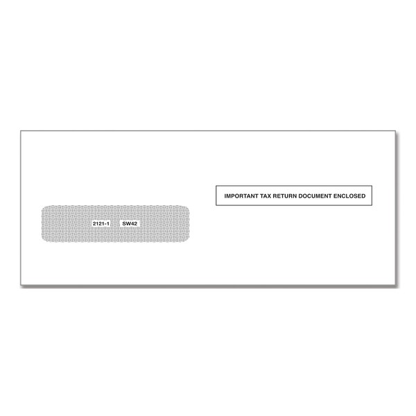 ComplyRight Moisture-Seal Single-Window Envelopes for 1042-S Tax Forms - 9"