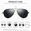 SUNGAIT Classic Pilot Sunglasses for Men Women Polarized UV400 Protection