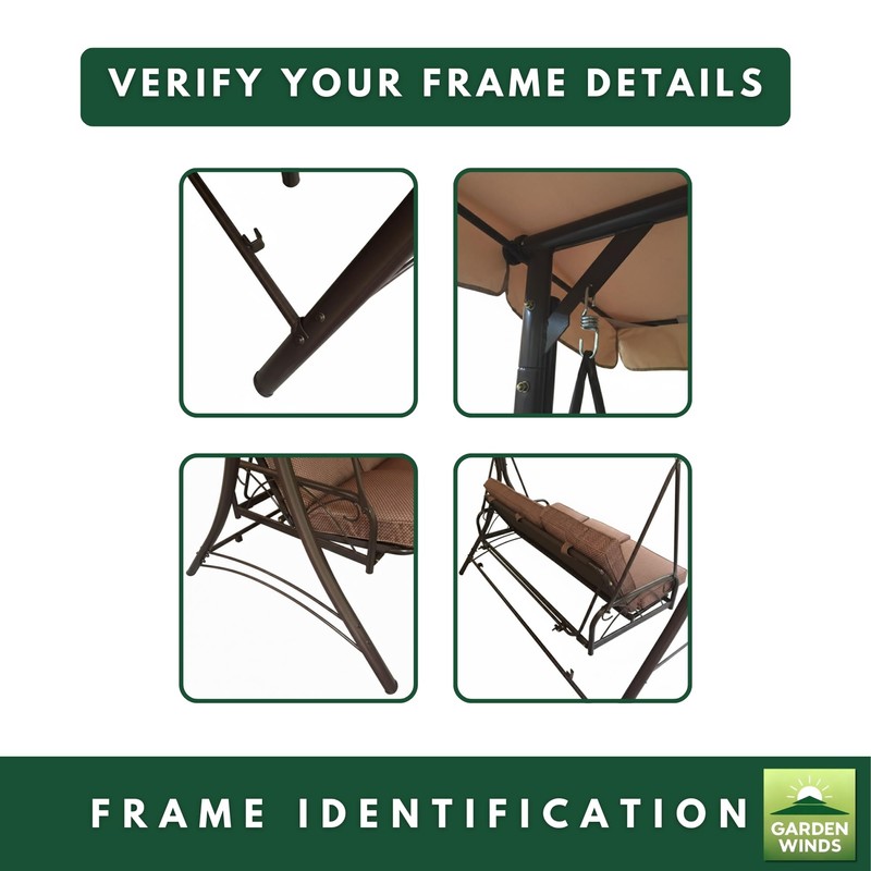 Garden Winds Durable Replacement Canopy Top Cover Compatible with The