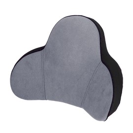 A ABSOPRO Car Seat Lumbar Cushion Memory Foam Support Ergonomic Design 31.5x41x12.5cm Gray 1 Pc