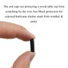 Acoeitl Round Rubber End Tube Bolt Caps Cover Plug Insert