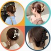 Generic 4 Colours Hair Clips, 4.3 Inch Strong Hold Matte