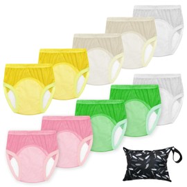 EZ Moms 10 Packs Potty Training Underwear for Girls Breathable Toddler Training Underwear 2t-3t Absorbent Toilet Training Pants 2t-3t Girls Training Underwear Reusable Training Panties