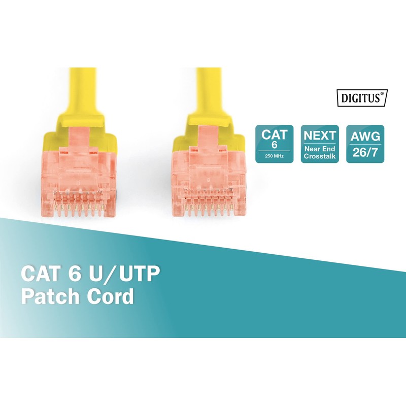 Digitus Patchkabel CAT 6 U/UTP 2 m Gelb