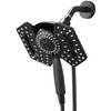 INAVAMZ Black Shower Head with Handheld High Pressure: 2-in-1 Shower