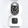 Dual Lens Security Camera Wireless 1080P 2 Way Talk Baby