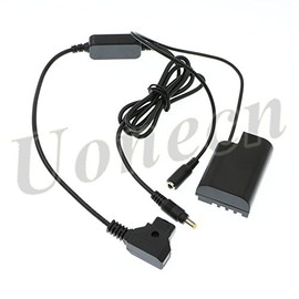 Dummy Battery DMW-DCC12 DC Coupler to Dtap Plug Power Cable for Panasonic DMC-GH5 GH4 GH3