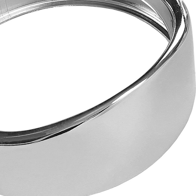 7" Headlight 4.5" Passing Light Trim Ring Visor Kit for