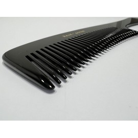 Echterhölter Handle Comb Sawn Handmade Hairdressing Comb Black 20 cm