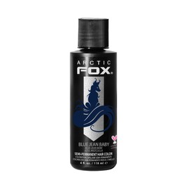 ARCTIC FOX Vegan and Cruelty-Free Semi-Permanent Hair Color Dye (4 Fl Oz, BLUE JEAN BABY)