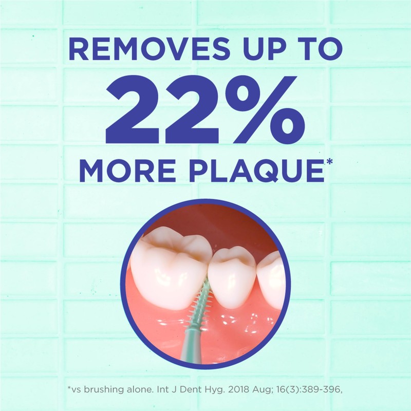 GUM Soft-Picks Advanced, Easy-to-Use Interdental Picks for Plaque Removal and