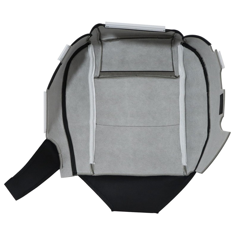 Priprilod Driver and Passenger Side Bottom Non-Perforated Replacement Leather Seat