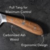 Swiss Diamond 7 Inch Santoku Knife - German Steel with