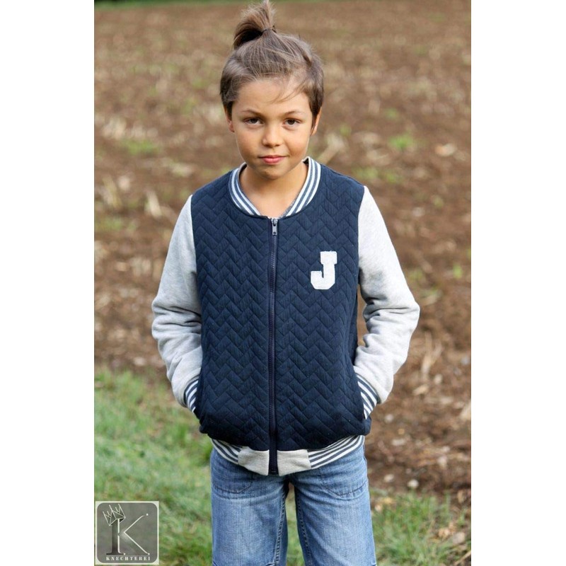 Fadenkäfer Paper Pattern College Jacket Kids