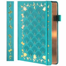 TIEFOSSI Bullet Dot Journal, Vintage Journal Notebook for Women Men, 160 GSM 192 Premium Pages, A5 Hardcover Journaling Notebooks Gift, for Travel Office Daily Writing