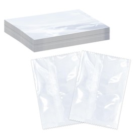 GRA-004 Thermal Pressing Bags, Transparent, 97 Pieces, Inner Dimensions 2.8 x 3.1 inches (70 x 80 mm), Knurled Wrapping Packaging, Handmade, Heat Seal, Iron, Sealer, Cute, Fashionable, Sparkling