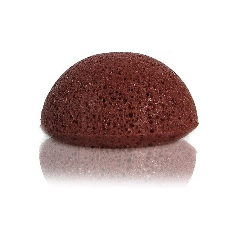 KUU konjac sponge - french red clay for dry skin