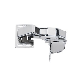 Gedotec Caravan Hinge CH 600 Flap Hinge with Soft-Close Damping Furniture Hinge for Stop with Bezel Nickel-Plated Steel Pack of 1 Adjustable Cabinet Hinge