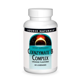 Source Naturals Coenzymate B Complex - Orange Flavor That Melts in Mouth - B Vitamins - 60 Lozenges