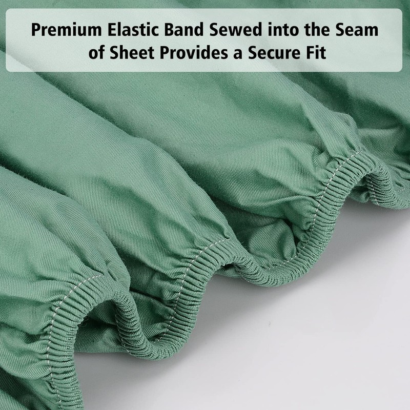 Lirex Fitted Sheet, Single Size 100% Cotton 300 Thread Count