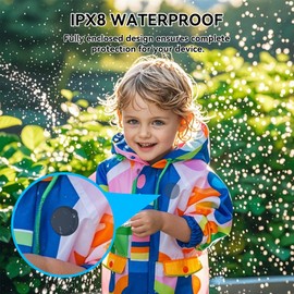 4 Pack Waterproof AirTag Holder for Kids, Air Tag Silicone Case with Invisible Pin,Safe Hidden Lightweight GPS Tracker for Elderly, Luggage, Clothes, Backpack(Black, White, Pink, Dark Blue)