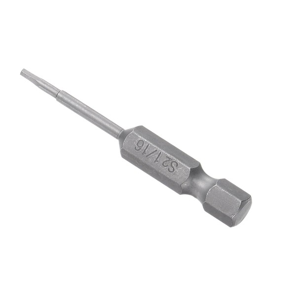 CoCud Hex Screwdriver Bits, 1/16" Hex 50mm Length 1/4" Hex