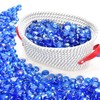 3/4 Inch Pacific Blue Fire Glass Beads for Fire Pit,
