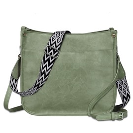 Crossbody Bags for Women Leather Shoulder Purse with wide shoulder strap Women's Shoulder Handbags Crossbody Hobo Bags