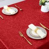 smiry Washable Tablecloth, Ornaments, Rectangular, 140 x 240 cm, Damask