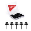 BoxedHome 50 Pcs Double-Headed Picture Hangers Nails, Decorative Push Pin,
