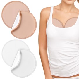 Tucnoeu Castor Oil Pack,4pcs Adjustable Organic Castor Oil Pads For Breast,Reusable Castor Oil Packs Kit Caster Oil Wrap For for Waist, Back, Belly, Neck And Joint Care Khaki, White