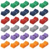 30 Pack Mixed Colour 8mm Fader/Slider Control Knobs For Audio