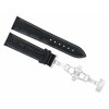 Ewatchparts 19mm Leather Watch Band Strap Compatible With Montblanc Watch