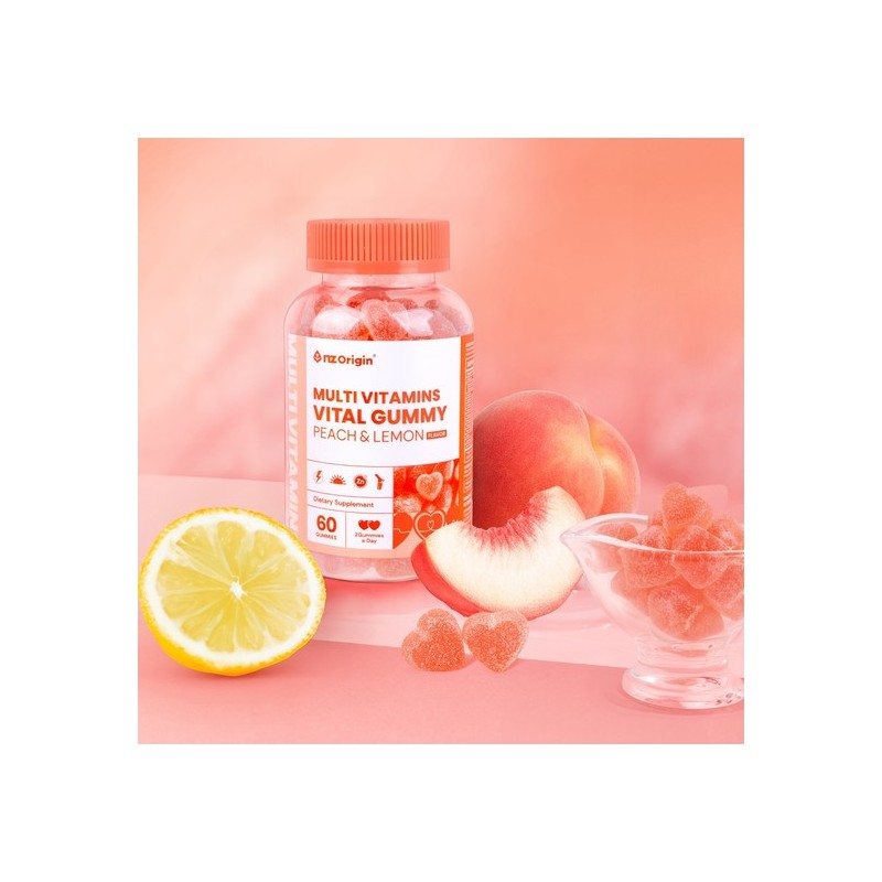 NZ Origin [1+1] Peach & Lemon Flavor / Multivitamin Vital