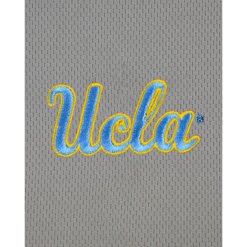 Vantage Apparel Men's Collegiate Micro Mesh Performance Gray 1/4 Zip