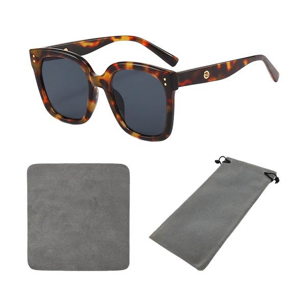 TYFGRT 1 x Sunglasses, Equipped with 1 x Glasses Cloth