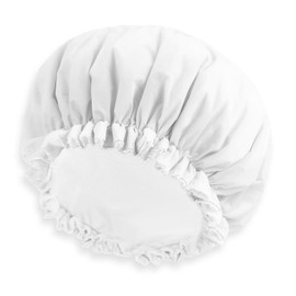 TIESOME Reusable Shower Caps for Women, Large Waterproof Shower Bonnet Terry Cloth Lined Shower Cap Elastic Band Double Layers Waterproof Bath Caps for All Hair Lengths for Women Spa Home Salon Use