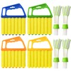 Blind Cleaner Duster Tool - 4 Pcs 7 Fingers Anti-Shedding