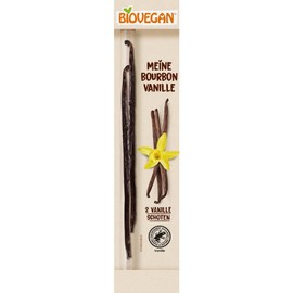 Biovegan Bourbon Vanille-Schoten, BIO (2 x 2 Stk)