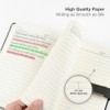 OFFCUP Ruled A5 Notebook Journal, Hardcover PU Leather Executive Notebooks,