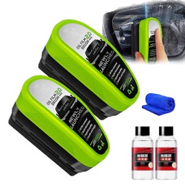 Boministore Glass Cleaner, Carmoody Window Cleaner, Jetdryshop Glass Cleaner, Jet Dry Shop Glass Cleaning Board, Car Glass Oil Film Remover, Automotive Oil Film Cleaning Brush for Car Windows (2)