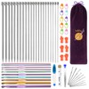 Aeelike Knitting Needles and Crochet Hook Set, Crochet and Knitting