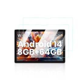 Screen Protector for TPZ t10b Android 14 Tablet - 2024 Newest 10 inch,Anti-Scratch 9H Hardness Touch Sensitive 2.5D Rounded Edges Bubble Free Easy to Install,2 Pack.