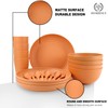 Wheat Straw Dinnerware Sets, Homienly 20pcs Unbreakable Microwave Dishwasher Safe