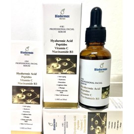BIODERMAX ❤️Peptides, Hyaluronic Acid, vitamin c, Niacinamide B3, 4&1 Professional Serum🧬