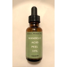 Herbal Power Peel 35% Mandelic Acid Chemical Peel ~ Acne, Darker Dull Skin, Hyper-Pigmenta