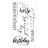 Sizzix Clear Stamps 5PK Sunnyside Sentiments #6 by Pete Hughes