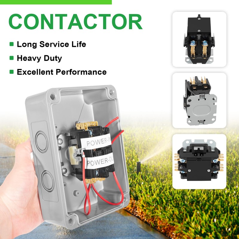 1522 Pump Start Relay with Enclosure 3 HP at 110V