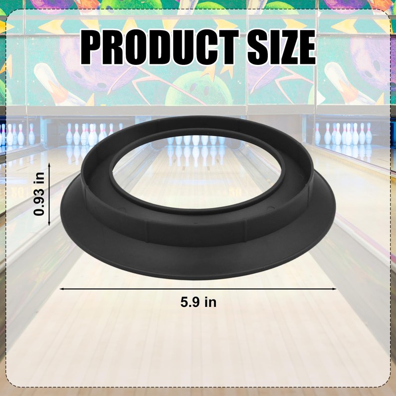 Universal Sanding Pad Holder for Bowling Balls (Black)