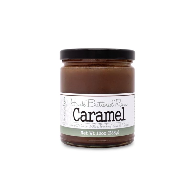 Paradigm Foodworks Haute Buttered Rum Caramel Sauce, 10 Ounce